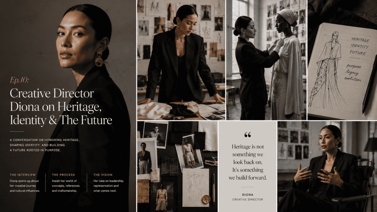 A fashion professional sharing insights on heritage, identity, and future trends in the fashion industry.